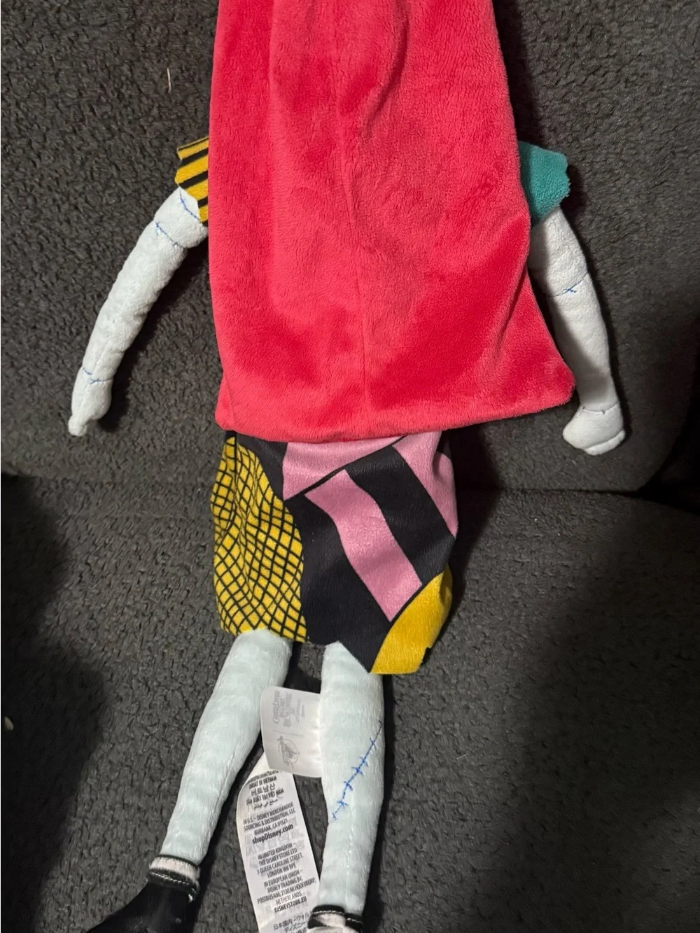 Disney Sally Patchwork Doll - Pink, Yellow, Teal, Black